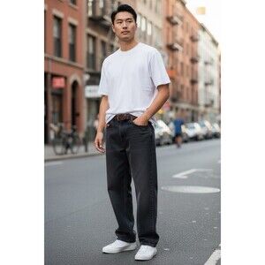 Empyre Size 30 Black Jeans Y2K Streetwear Grunge Skatewear Vintage Denim